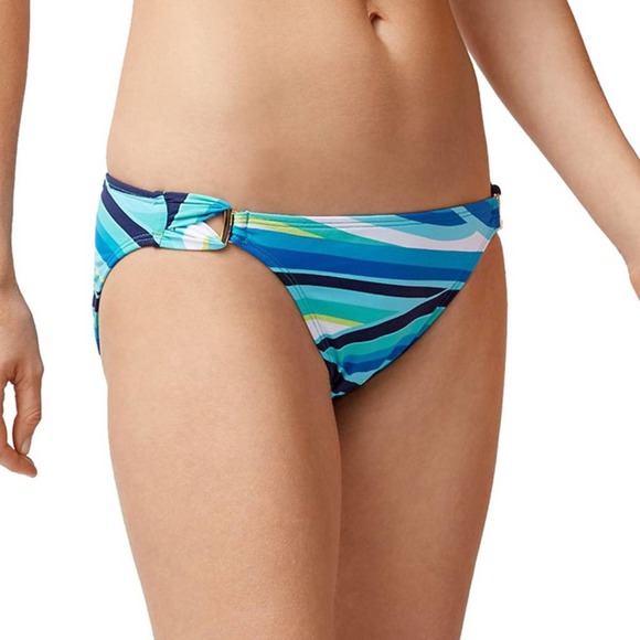 Tommy Bahama Winding Wave Side Twist Bikini Bottom in Ming Jade - Picture 1 of 7